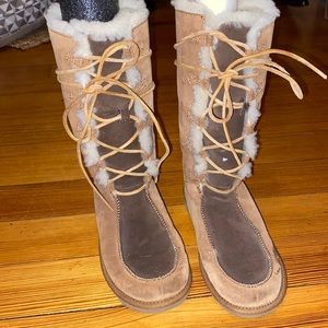 UGG lace up boots